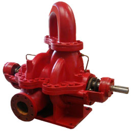 Our Double stage, double entry packed gland fire pump